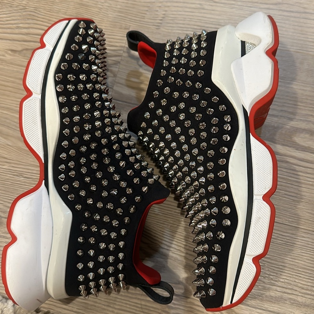 Christian Louboutin Neoprene Slip-On Sneakers size 37